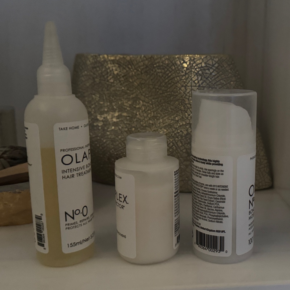 OLAPLEX No.0, No.3, No.8 Hair Care Trio - White - Picture 2 of 2